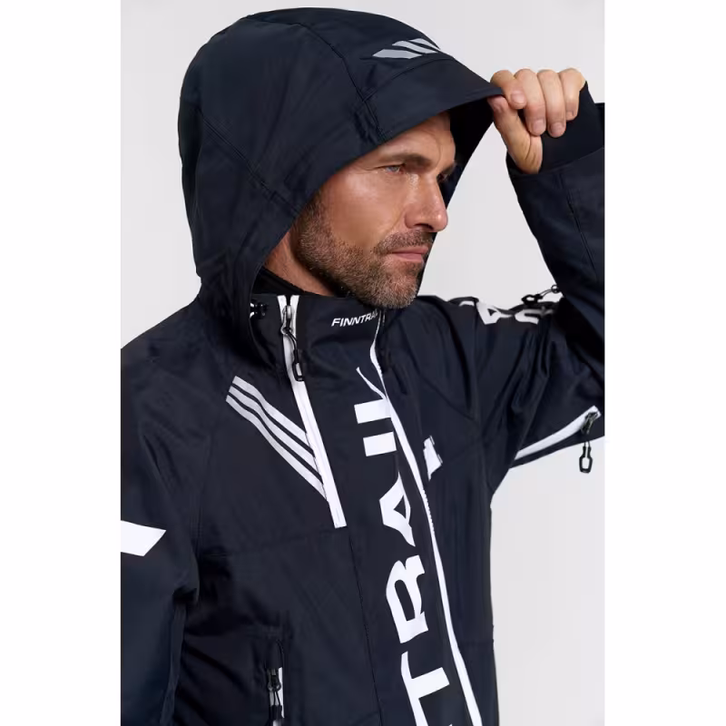 Комбинезон мужской Finntrail Backcountry 3901, мембрана Hard-Tex, черный, размер 48-50 (M), 170-180 см