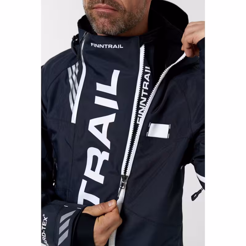 Комбинезон мужской Finntrail Backcountry 3901, мембрана Hard-Tex, черный, размер 54-56 (XL), 180-190 см