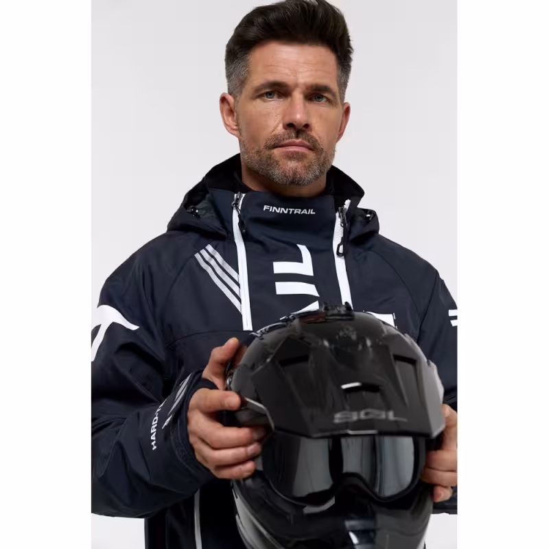 Комбинезон мужской Finntrail Backcountry 3901, мембрана Hard-Tex, черный, размер  58-60 (XXL), 185-195 см