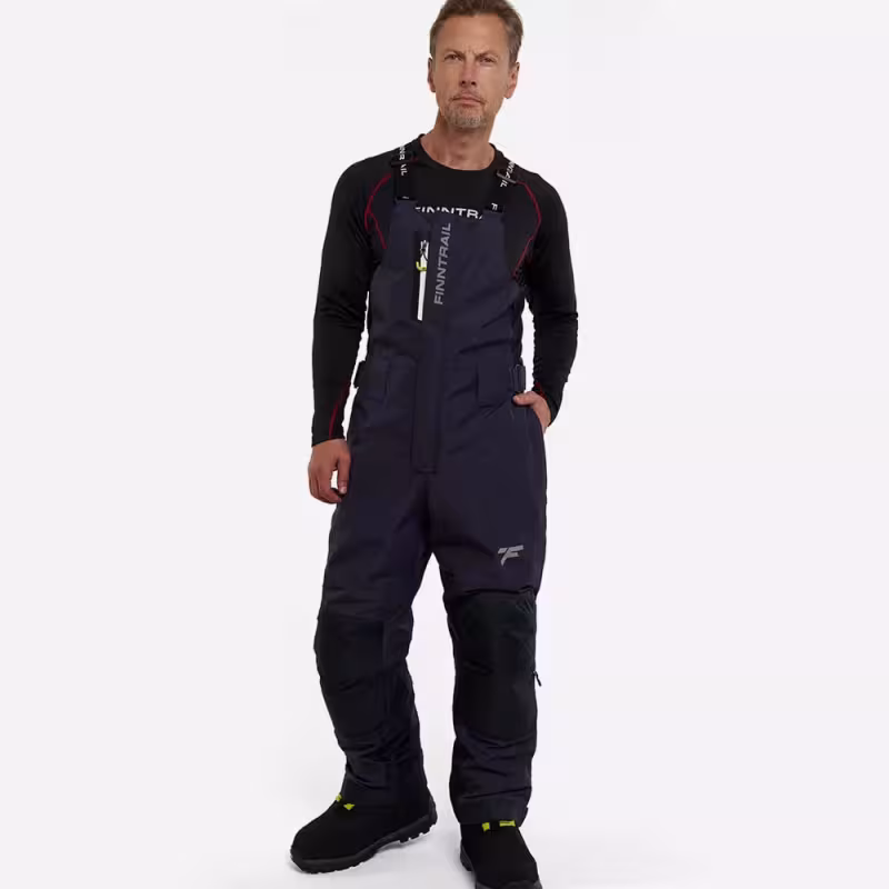 Коcтюм-поплавок Finntrail Escape 3756 DarkGrey, мембрана Hard-Tex, черный, размер 54-56 (МК), 170-180 см