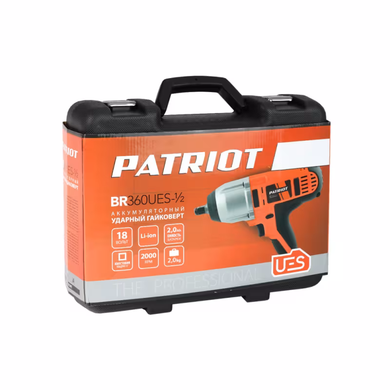 Гайковерт аккумуляторный ударный Patriot BR 360UES