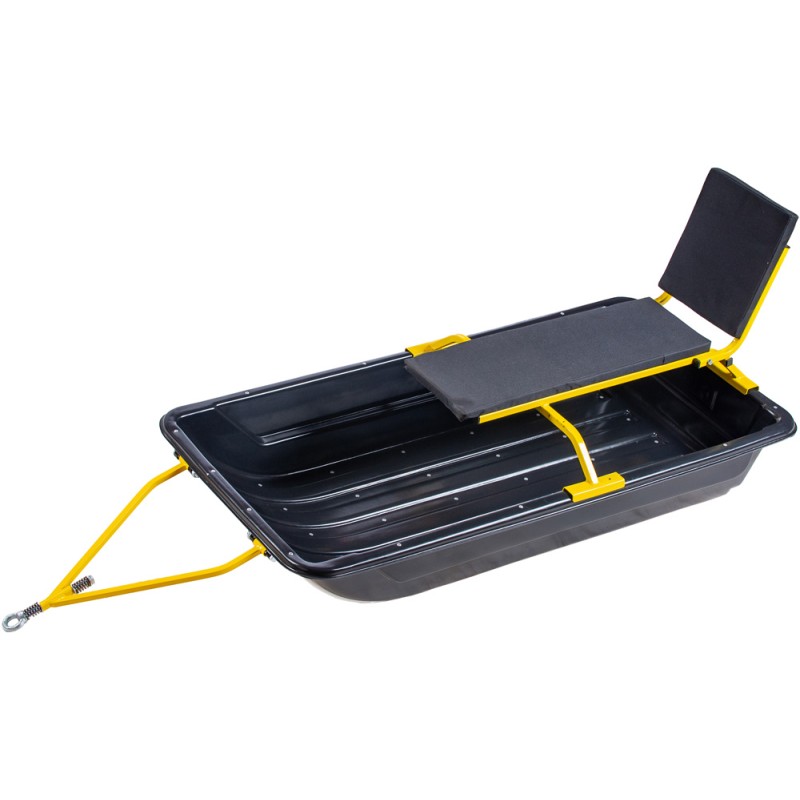 Сиденье для саней мягкое продольное со складной спинкой 1700-2300  мм