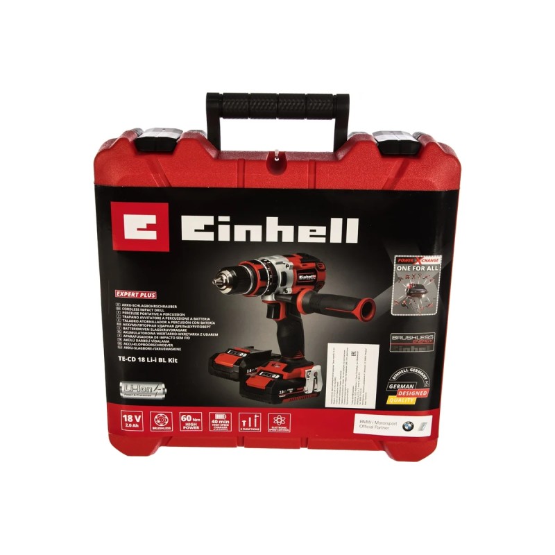 Дрель-шуруповерт аккумуляторная Einhell PXC TE-CD 18 Li-i BL