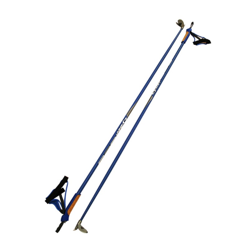 Лыжные палки STC Cyber, гибридные,  160 см