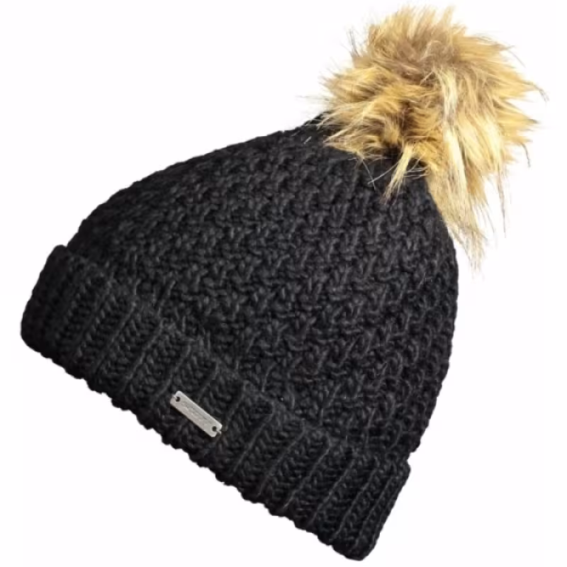 Шапка женская Scott MTN 60, Caviar Black, черный, размер универсальный