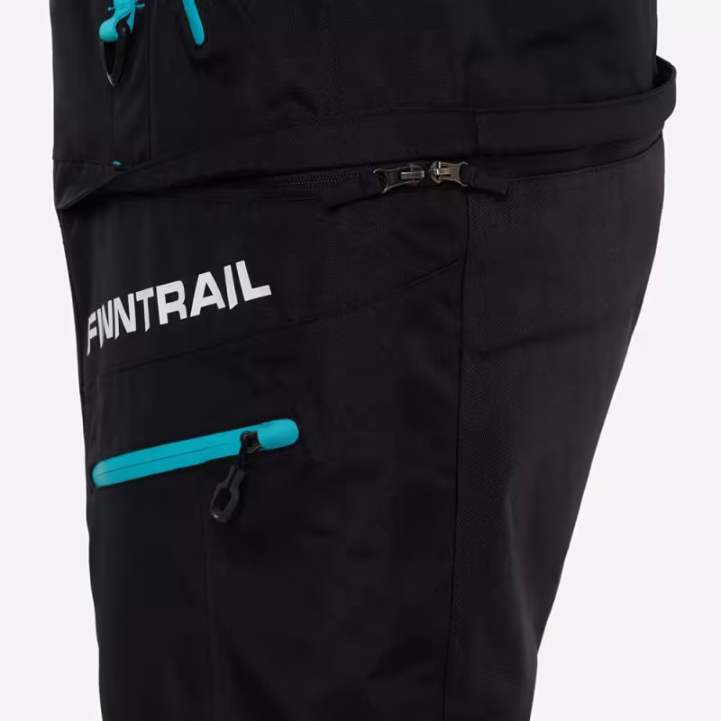 Комбинезон мужской Finntrail Widetrack Pro 3855 Graphite, мембрана Hard-Tex, черный, размер 50-52 (L), 175-185 см