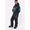 Комбинезон мужской Finntrail Widetrack Pro 3855 Graphite, мембрана Hard-Tex, черный, размер 58-60 (LK), 175-185 см