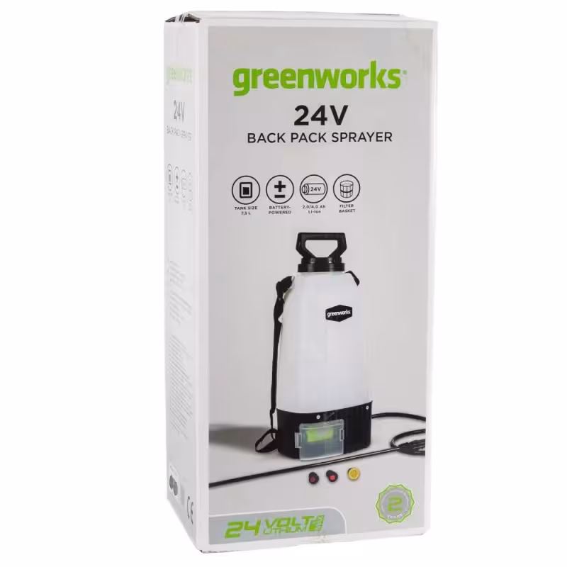 Опрыскиватель аккумуляторный Greenworks GSP1250K4