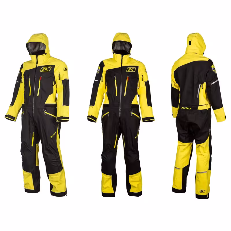 Комбинезон мужской KL 020923, Gore-Tex, желтый/черный, размер XXL