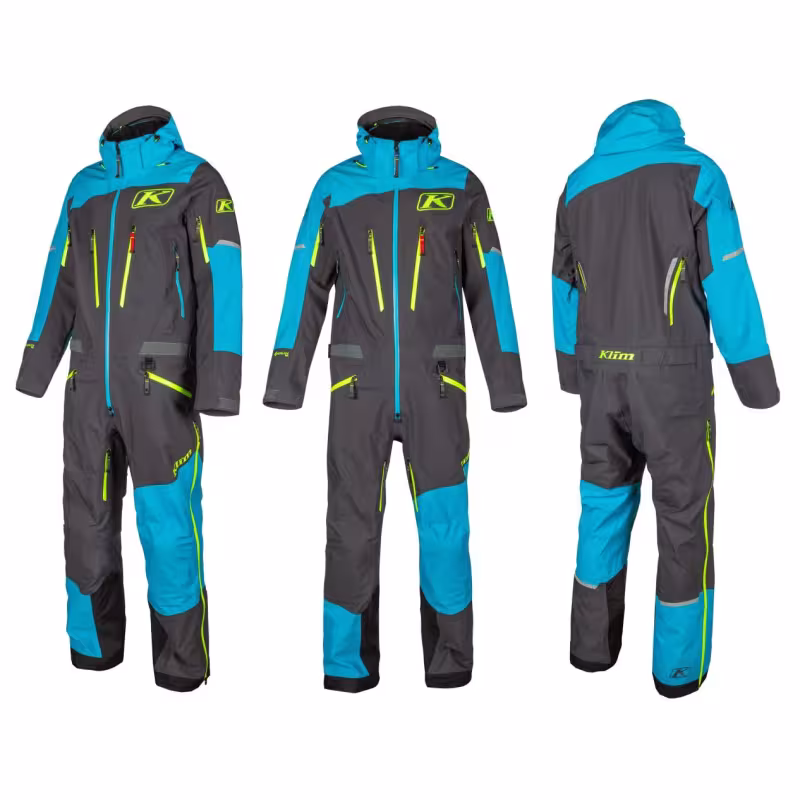 Комбинезон мужской KL 020924, Gore-Tex, голубой/серый, размер M