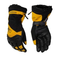 Мотоперчатки зимние KL, желтый/черный, размер XXL (аналог Klim)