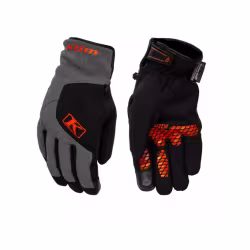 Мотоперчатки зимние KL 020941, серый/черный, размер L