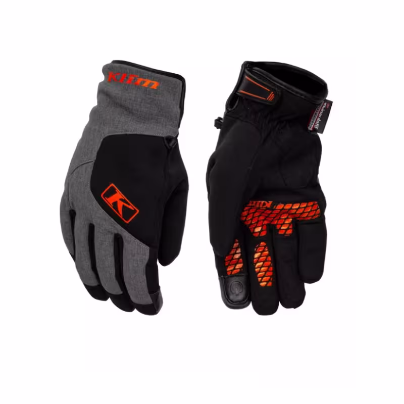 Мотоперчатки зимние KL 020941, серый/черный, размер L