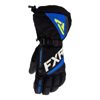 Мотоперчатки зимние FX, голубой/черный, размер М (аналог FXR)