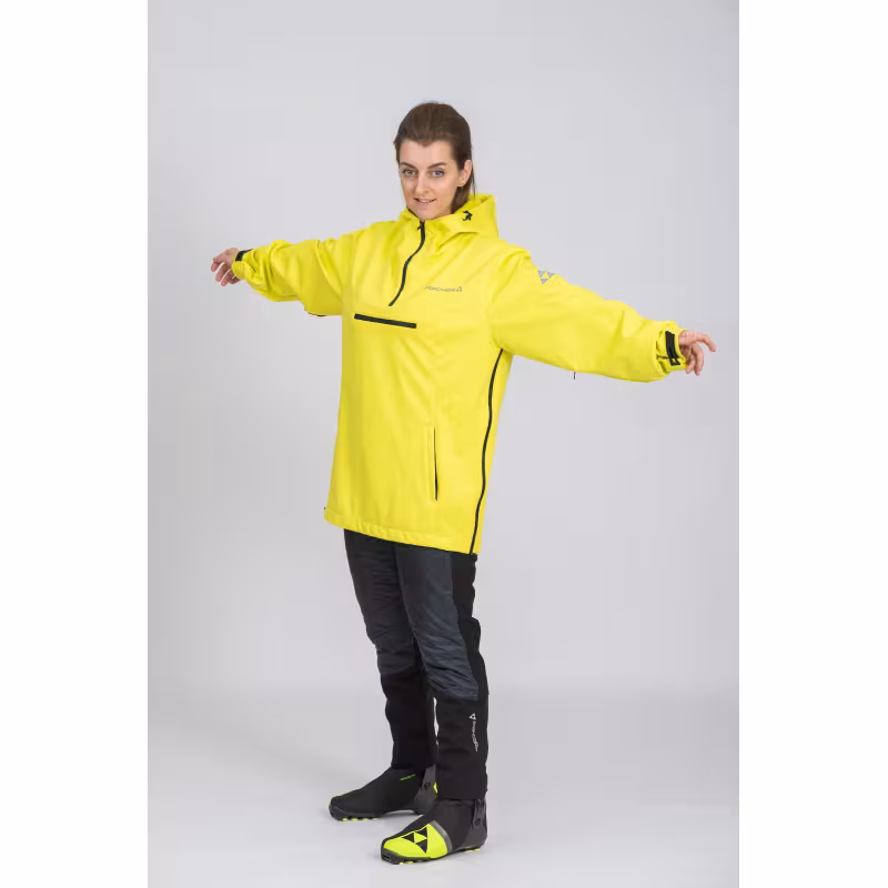 Куртка Fischer Anorak унисекс, softshell, желтый, размер S-M