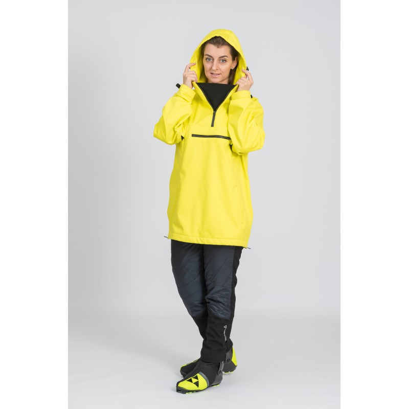 Куртка Fischer Anorak унисекс, softshell, желтый, размер S-M