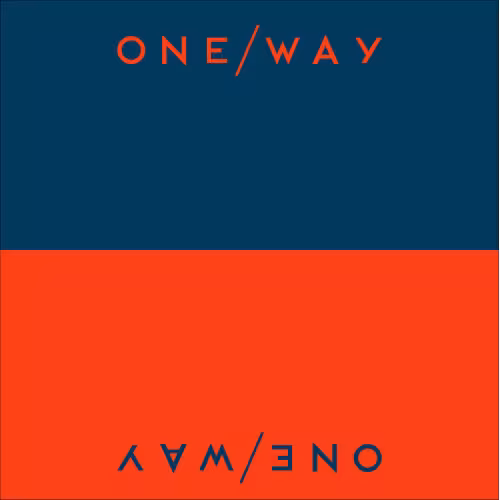 Шарф-бафф One Way Flame/Saphirblau, полиэстер, красный/синий