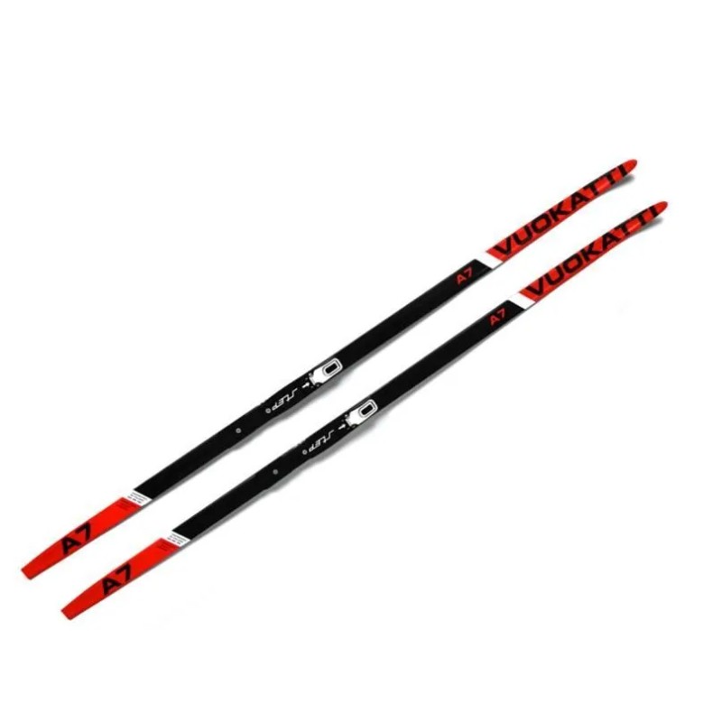 Лыжный комплект Vuokatti Step, Black/Red, черный/красный, 170 см