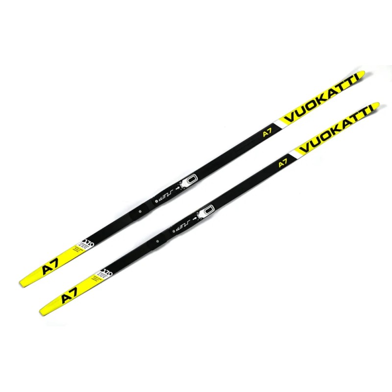 Лыжный комплект Vuokatti Wax, Black/Yellow, черный/желтый, 170 см