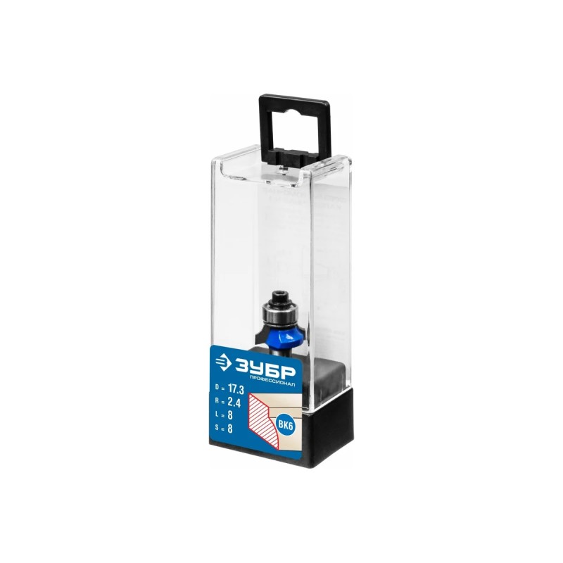 Фреза кромочная калевочная Зубр 28701-17.3, 17.3x8 мм