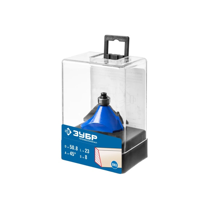 Фреза кромочная калевочная №9 Зубр 28711-50.8, 50.8x27 мм