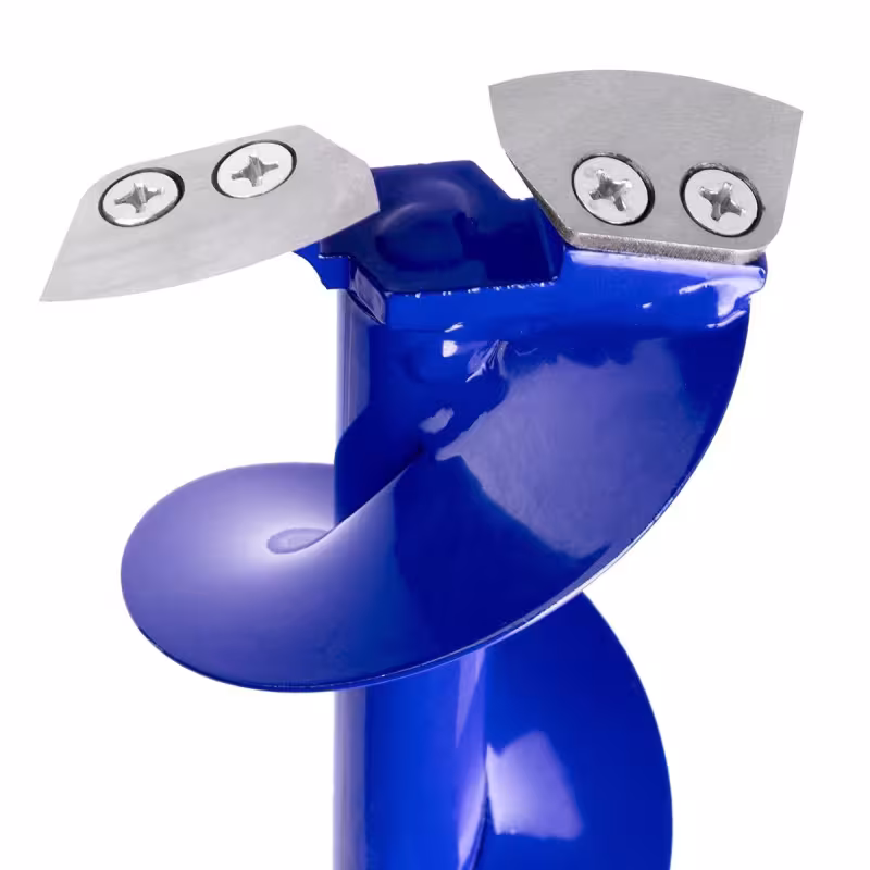 Ледобур под шуруповерт (шнек) Helios  Electroshtorm 110R, синий 