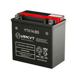 Аккумулятор Иркут YTX14-BS, 14Ah, 12V