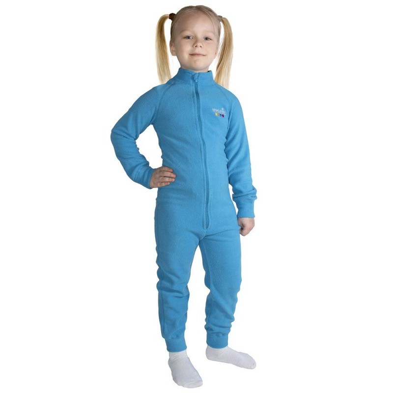 Термокомбинезон детский Norfin Kids Thermo Blue, флис, синий, размер 116-122