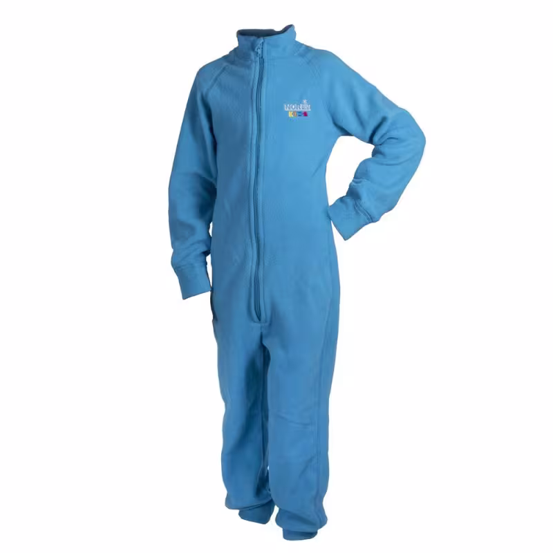 Термокомбинезон детский Norfin Kids Thermo Blue, флис, синий, размер 128-134