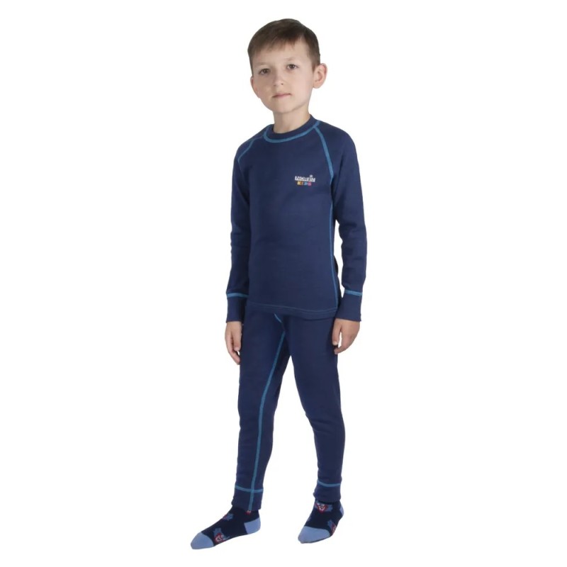 Термокомплект детский Norfin Kids Base Blue 02, синий, 116-122 см