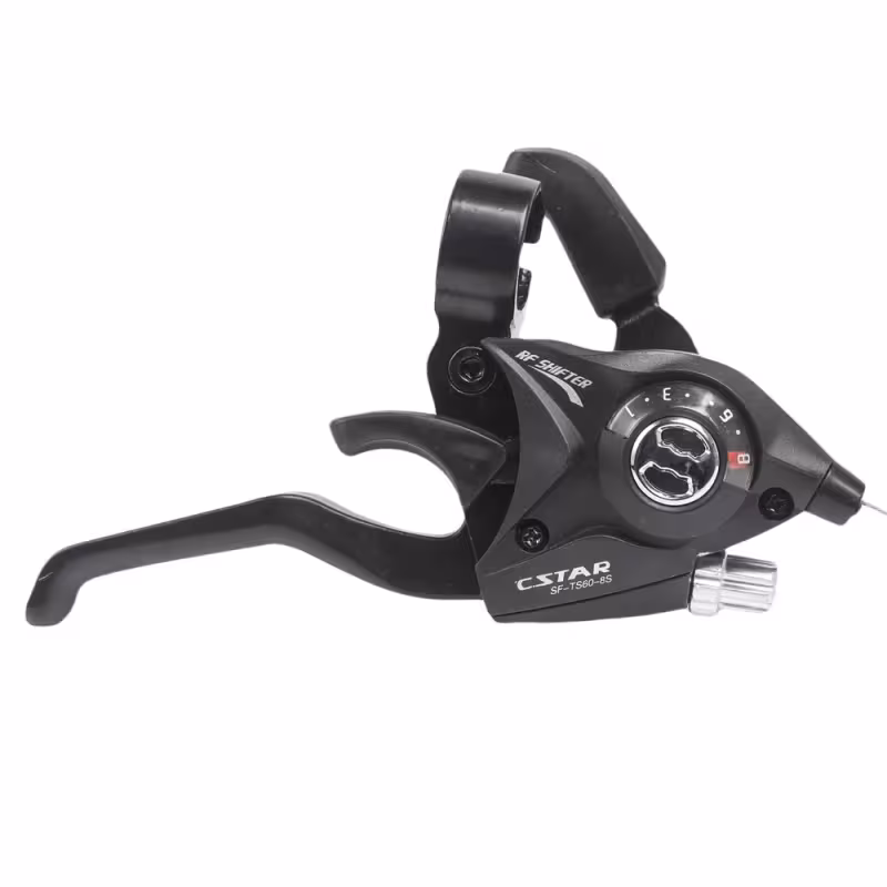 Шифтер С.Star SF-TS60-8S, правый, 8 скоростей, с ручкой, тормоза с тросом 2050 мм