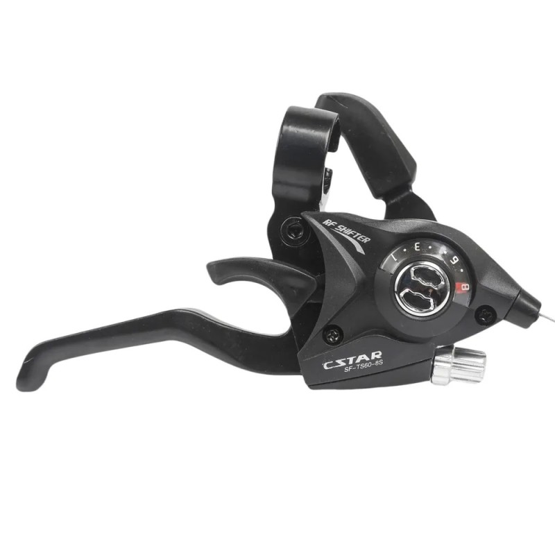 Шифтер С.Star SF-TS60-8S, правый, 8 скоростей, с ручкой, тормоза с тросом 2050 мм