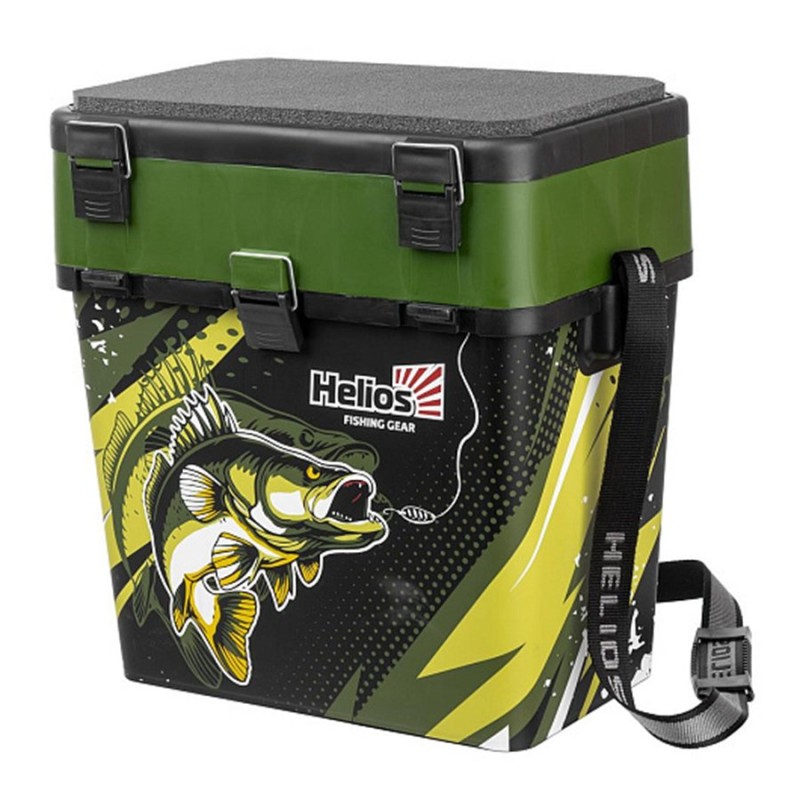 Ящик зимний (шарабан) Helios Zander HS-IML-19-H, хаки, 19 л