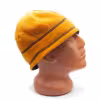 Шапка мужская Huntsman двухсторонняя, флис, черный/оранжевый, 56-58 см