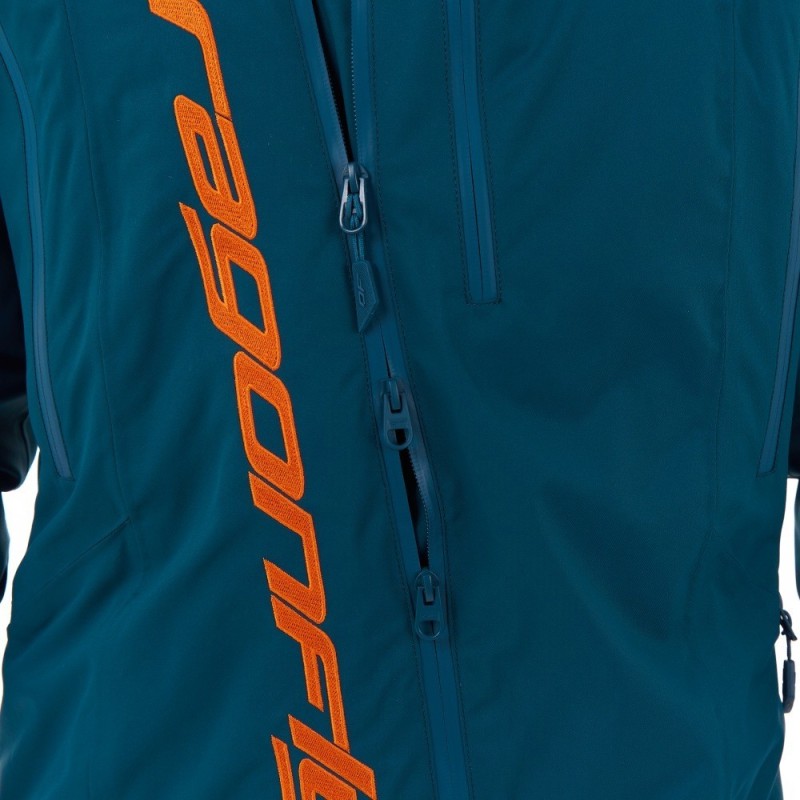 Комбинезон мужской Dragonfly Gravity Premium Man Dark Ocean - Orange 2024, мембрана, синий, размер XXL