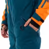 Комбинезон мужской Dragonfly Gravity Premium Man Dark Ocean - Orange 2024, мембрана, синий, размер XXL