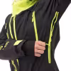 Комбинезон мужской Dragonfly Gravity Premium Man Black - Yellow Green 2024, мембрана, черный, размер XS
