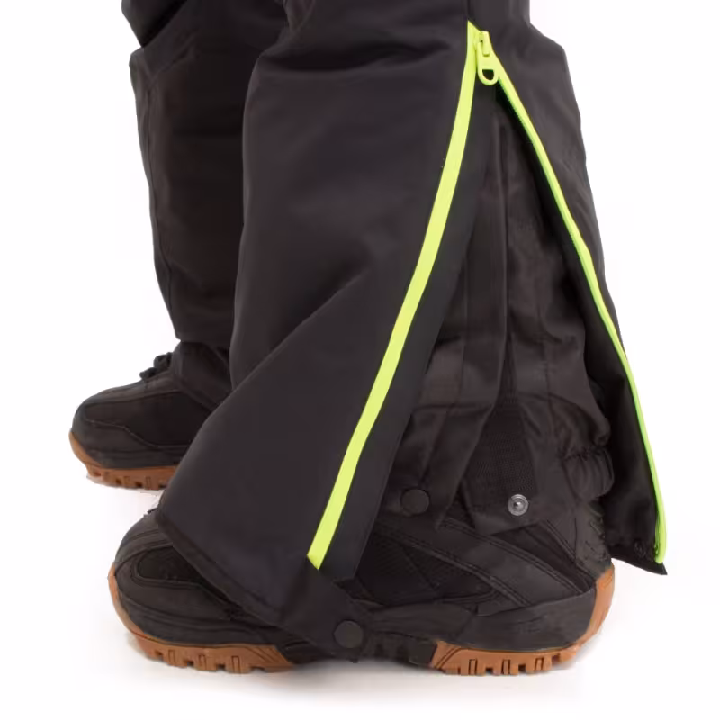 Комбинезон мужской Dragonfly Gravity Premium Man Black - Yellow Green 2024, мембрана, черный, размер S