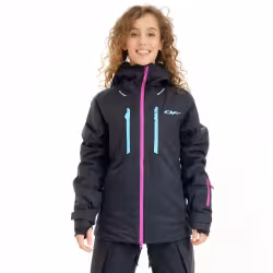 Куртка женская Dragonfly Gravity Premium Woman Black-Pink 2023, мембрана Toray Delfy, размер XS