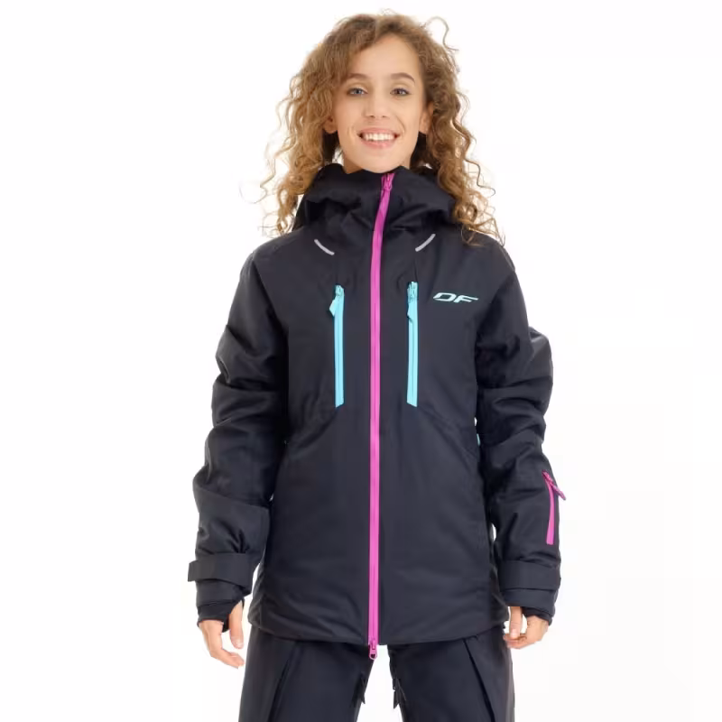 Куртка женская Dragonfly Gravity Premium Woman Black-Pink 2023, мембрана Toray Delfy, размер XS