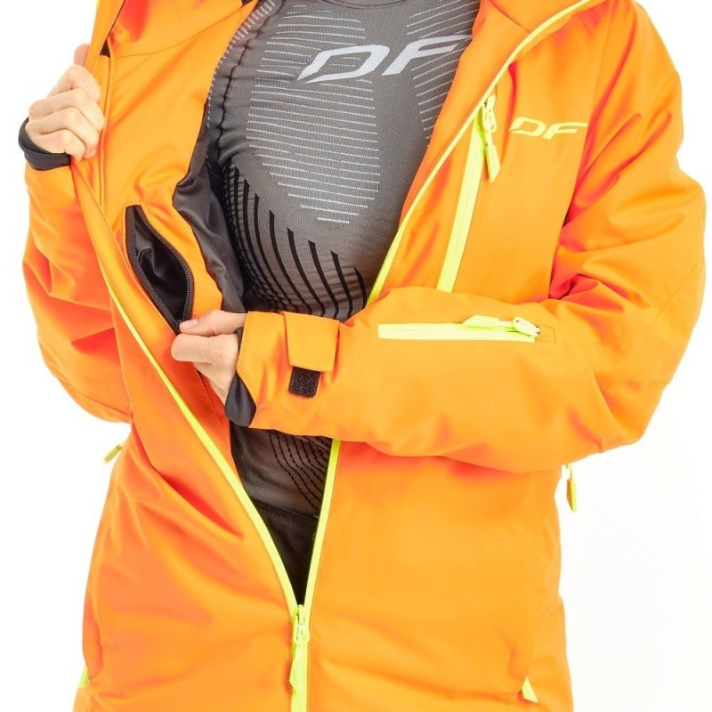 Куртка женская Dragonfly Gravity Premium Woman Orange-Yellow 2023, мембрана Toray Delfy, размер XS