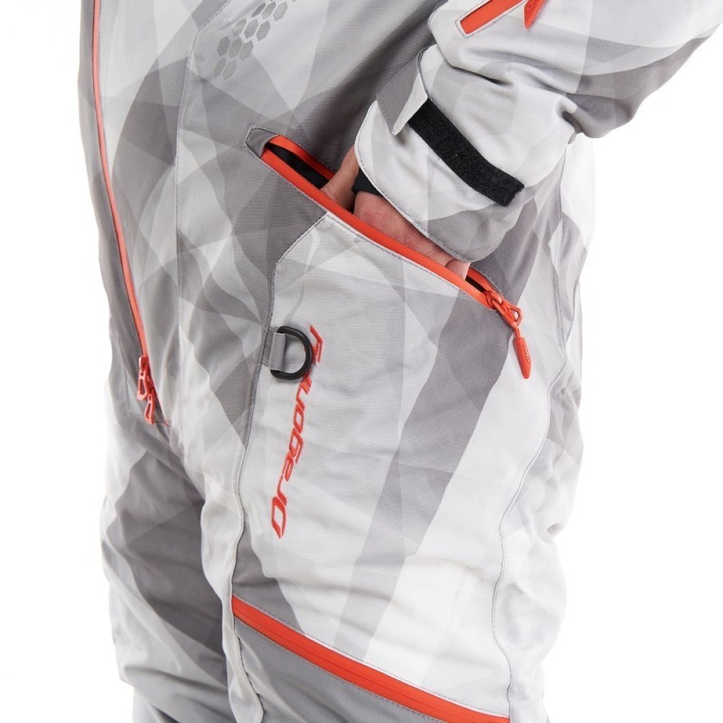 Комбинезон мужской Dragonfly Extreme Man Camo - Grey, мембрана, серый, размер S