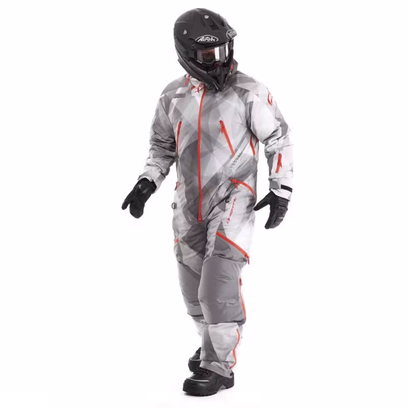 Комбинезон мужской Dragonfly Extreme Man Camo - Grey, мембрана, серый, размер XL