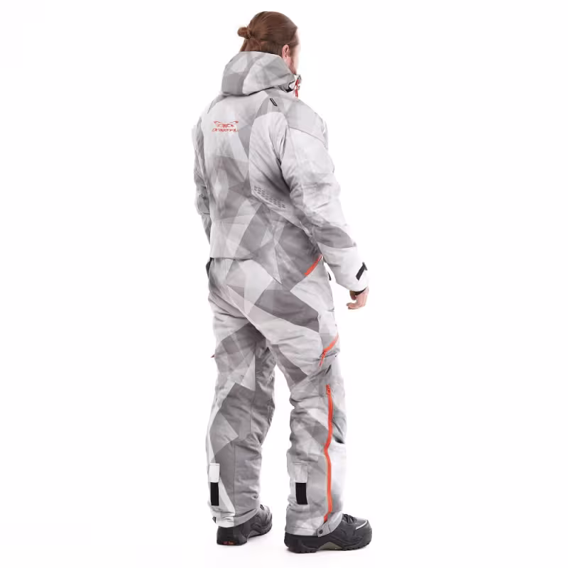 Комбинезон мужской Dragonfly Extreme Man Camo - Grey, мембрана, серый, размер XXL