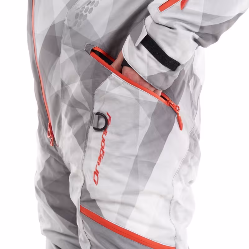 Комбинезон мужской Dragonfly Extreme Man Camo - Grey, мембрана, серый, размер XXL