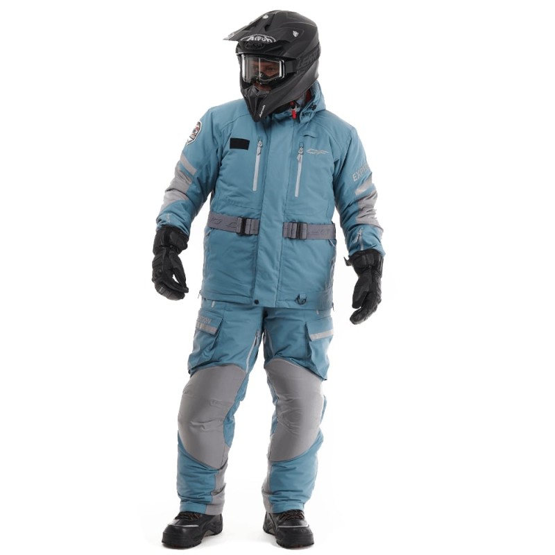 Брюки мужские Dragonfly Expedition Blue - Grey 2024, ткань DFTEX, голубой, размер S