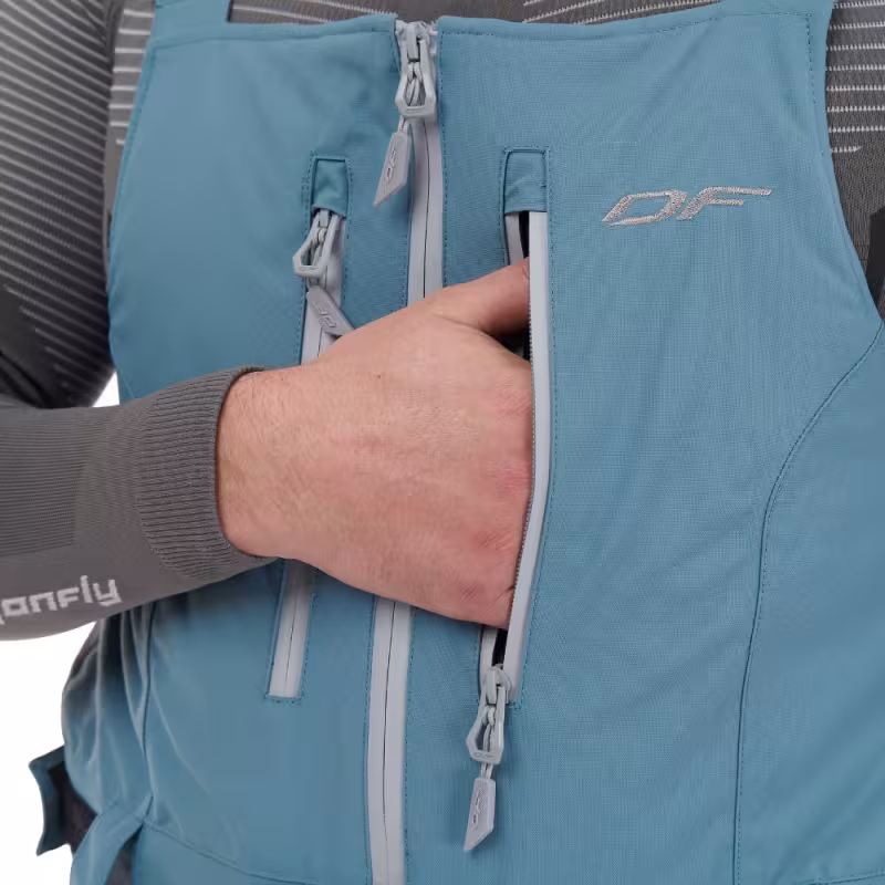 Брюки мужские Dragonfly Expedition Blue - Grey 2024, ткань DFTEX, голубой, размер M