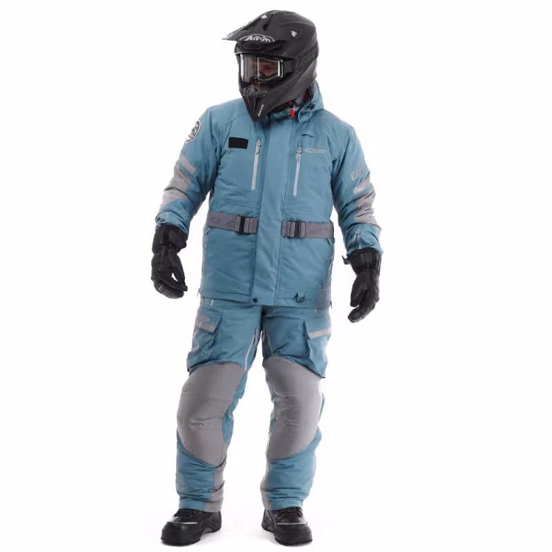 Брюки мужские Dragonfly Expedition Blue - Grey 2024, ткань DFTEX, голубой, размер L