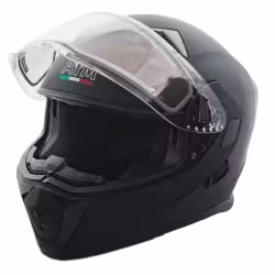 Мотошлем зимний AiM JK906, черный, размер M