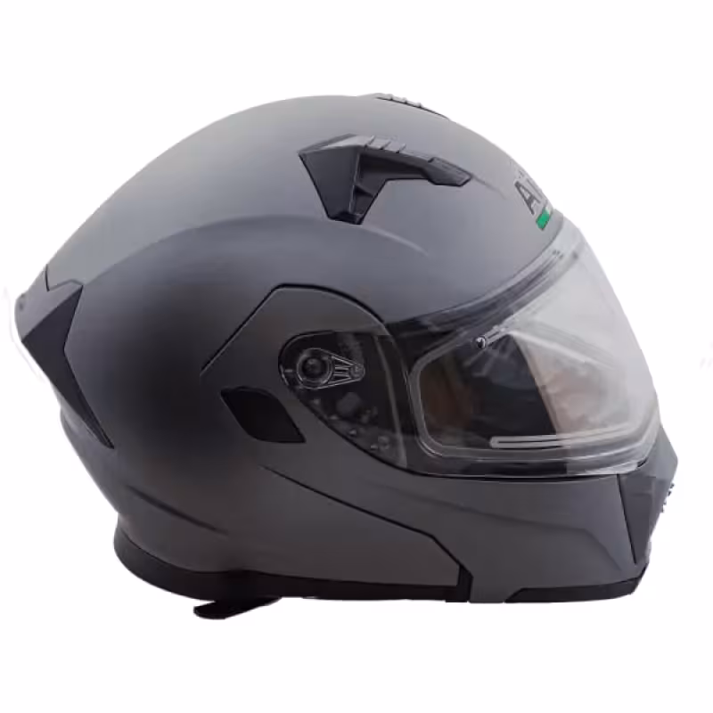 Мотошлем зимний AiM JK906, серый, размер M